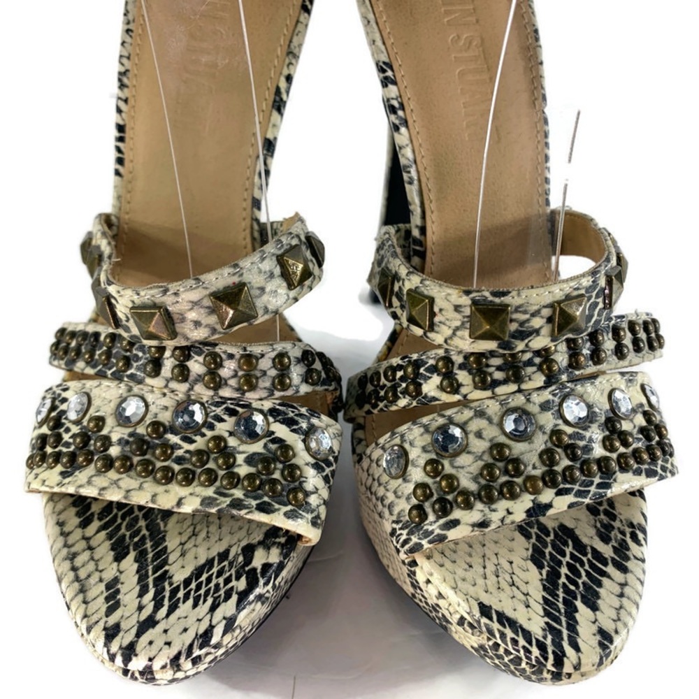 Colin Stuart Open Toe With Ankle Strap Heels Sz 5b - image 5